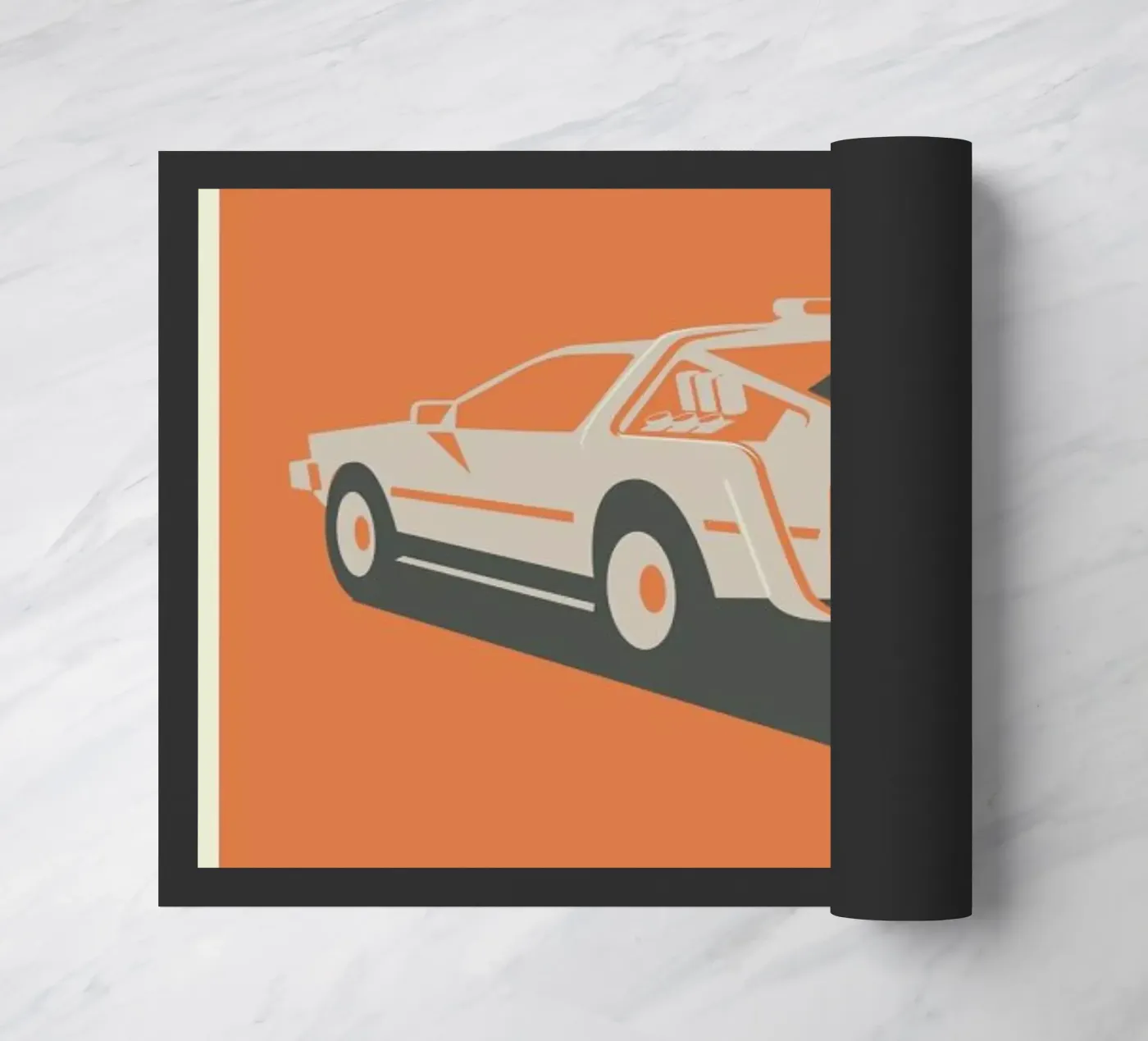 Back to the Future deurmat van Bruno Morphet