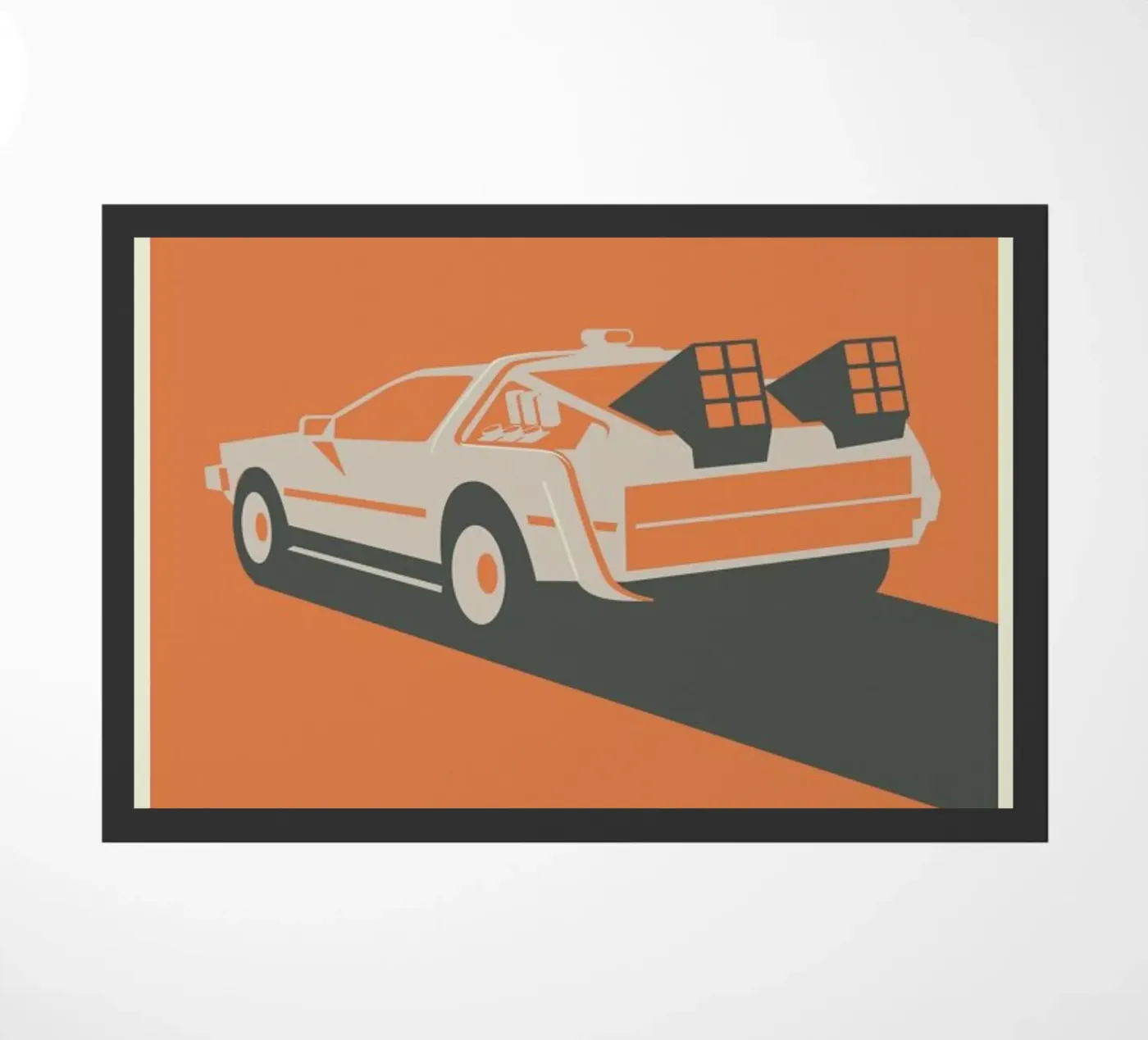 Back to the Future deurmat van Bruno Morphet