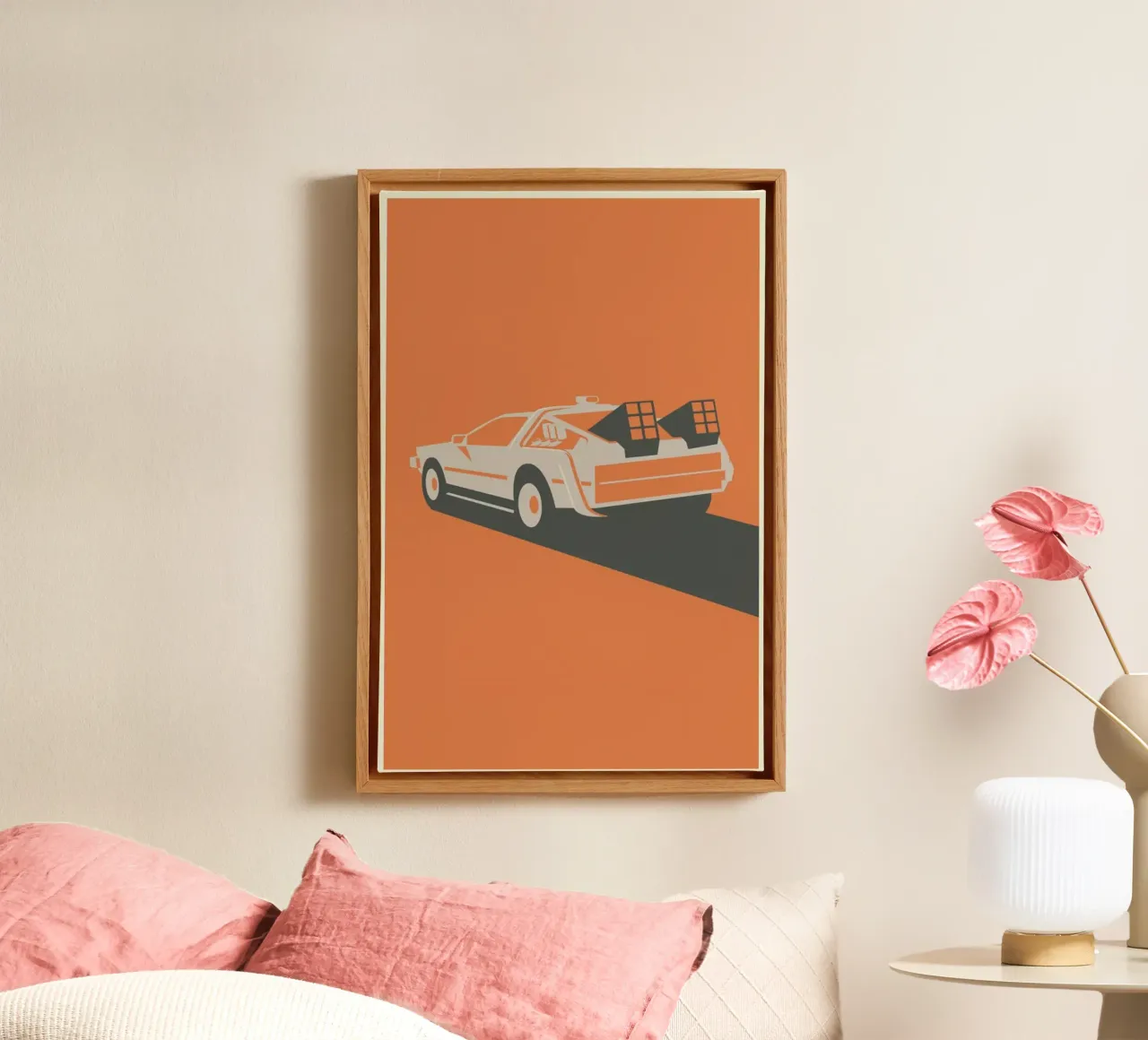 Back to the Future tela con Cornice a cassetta da Bruno Morphet
