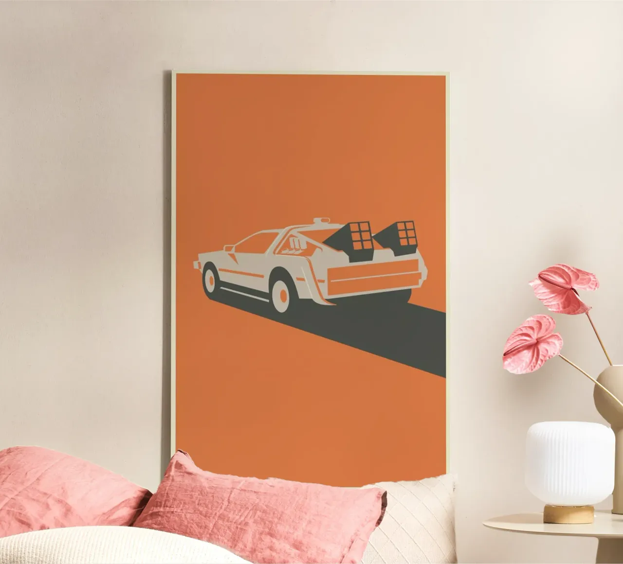 Back to the Future tela con Cornice a cassetta da Bruno Morphet