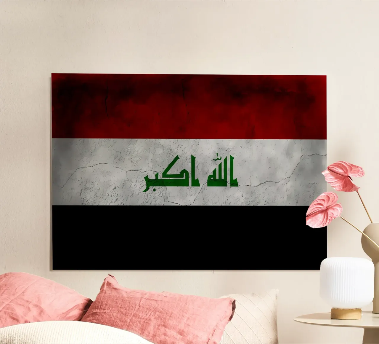 Bandiera d'epoca dell'Iraq poster da Joshua A Holmes