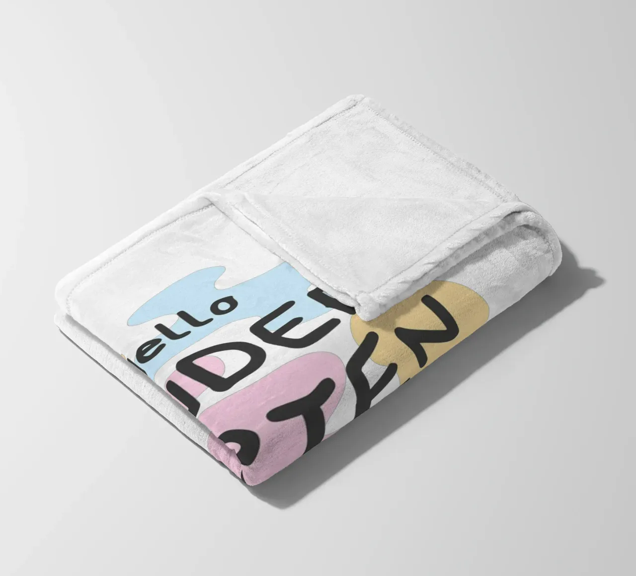 Ciao giardino dei bambini coperta in pile da khoailang