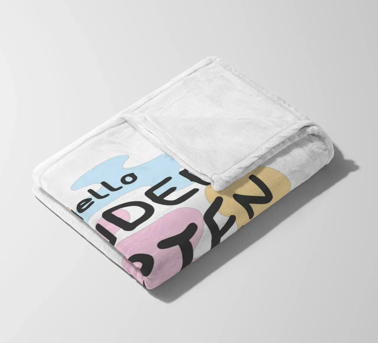 Ciao giardino dei bambini coperta in pile da khoailang