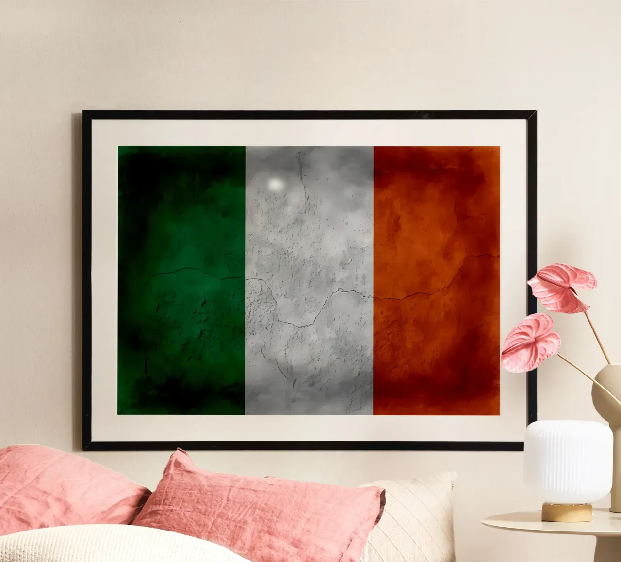 Bandiera d'epoca dell'Irlanda poster da Joshua A Holmes