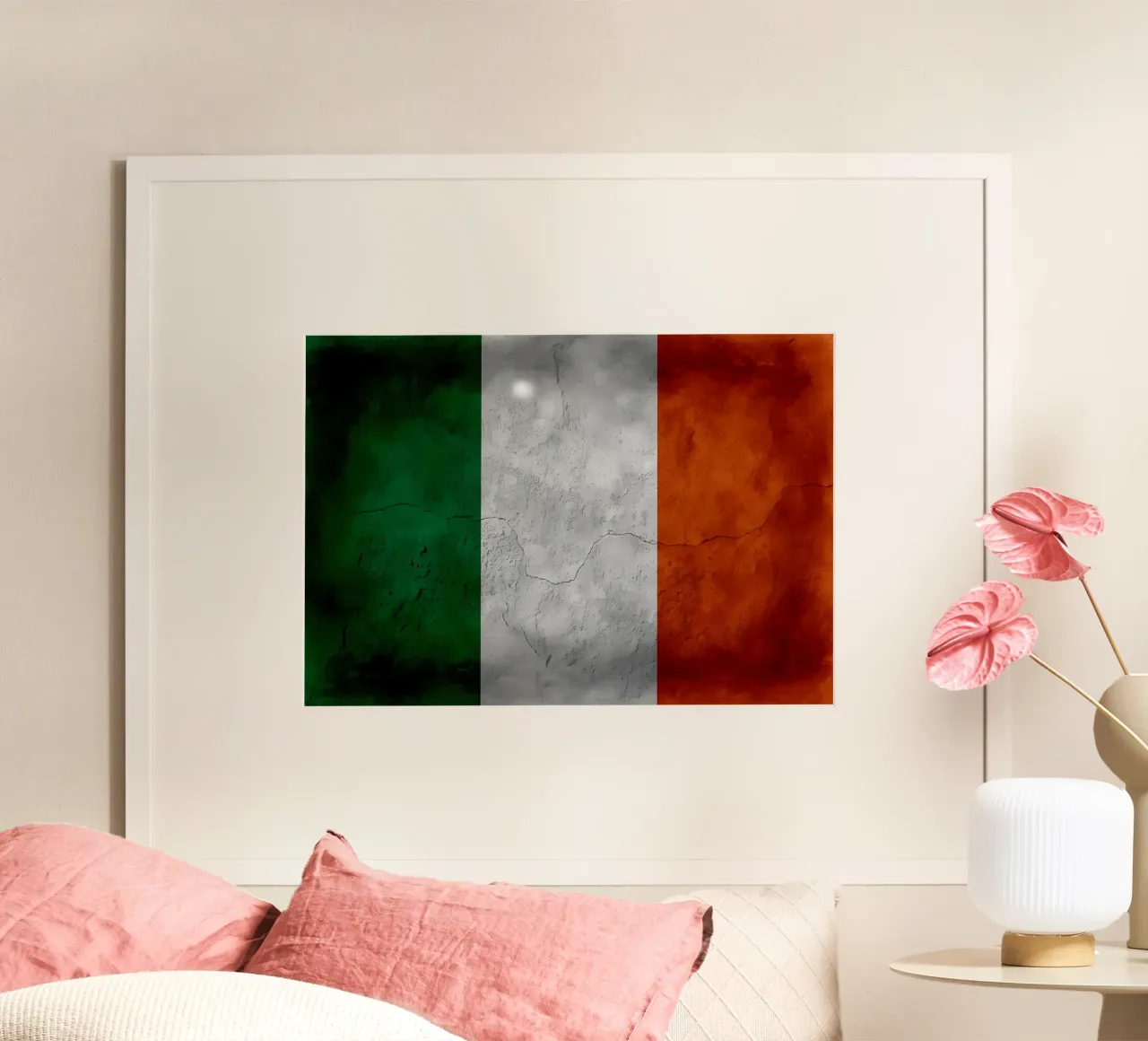 Bandiera d'epoca dell'Irlanda poster da Joshua A Holmes