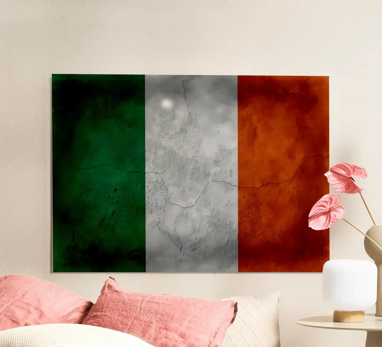 Bandiera d'epoca dell'Irlanda poster da Joshua A Holmes