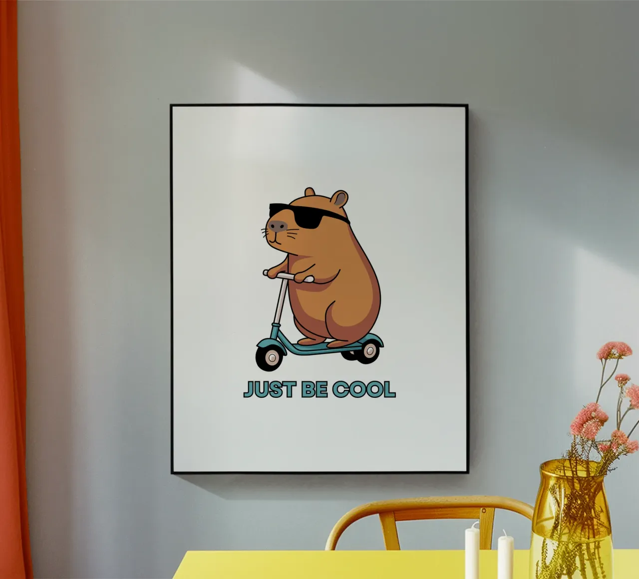 gewoon cool zijn acryl van khoailang