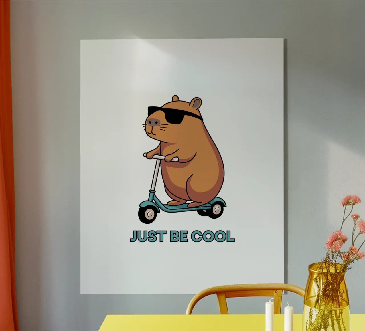 gewoon cool zijn acryl van khoailang