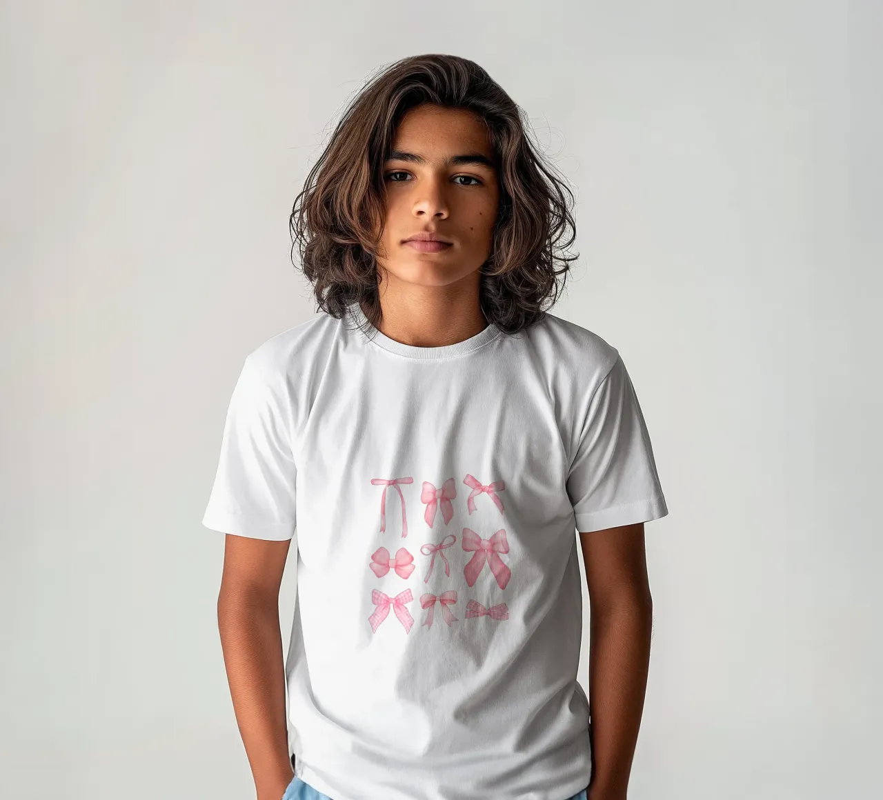 label t-shirt bambini da khoailang