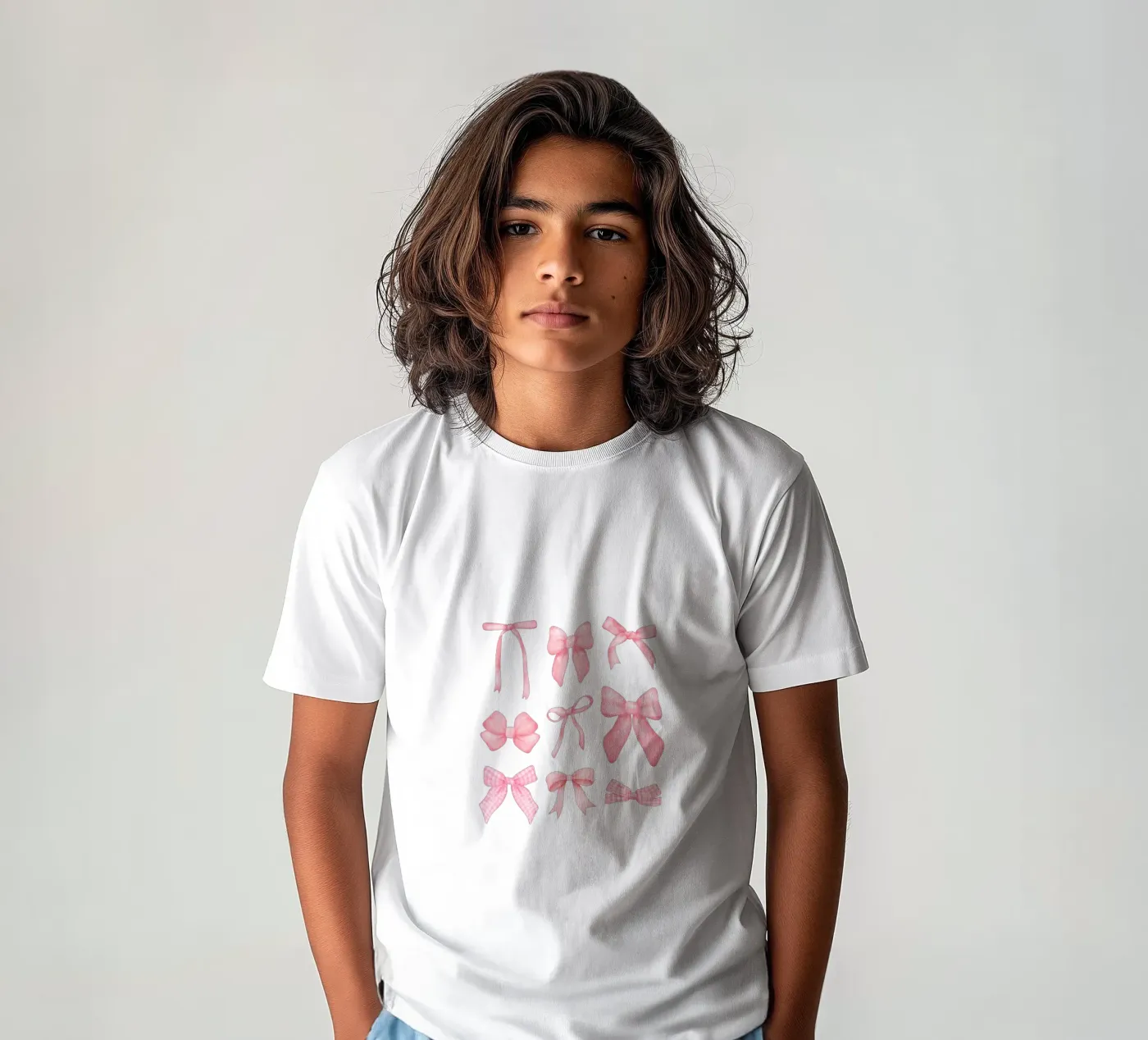 label t-shirt bambini da khoailang