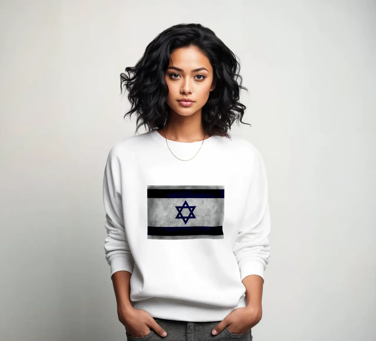 Bandiera d'epoca di Israele felpa da Joshua A Holmes