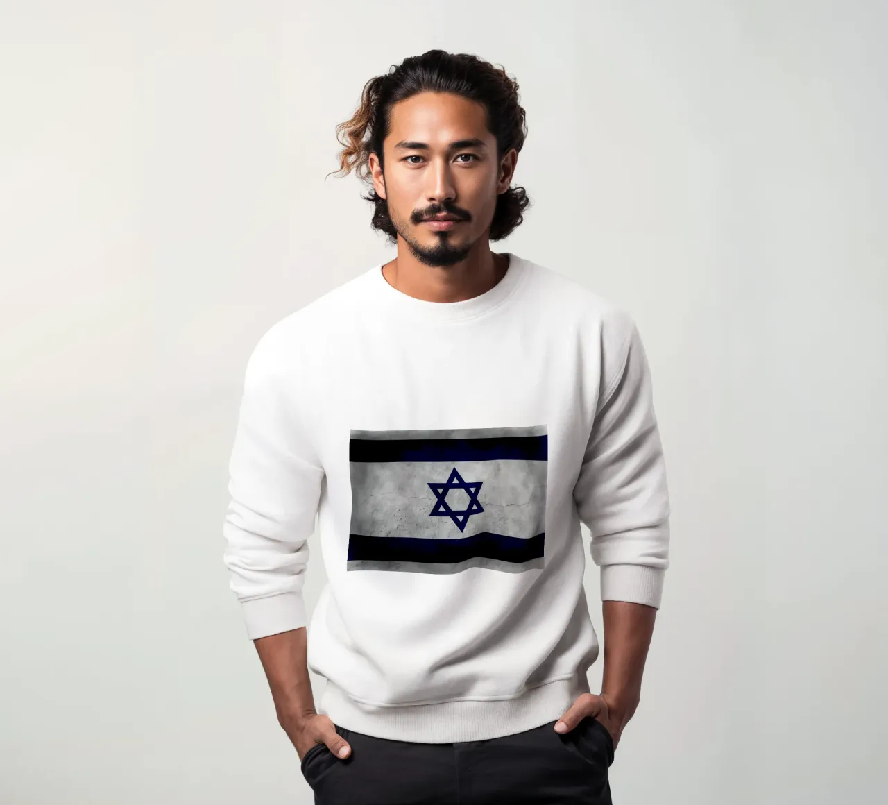 Bandiera d'epoca di Israele felpa da Joshua A Holmes