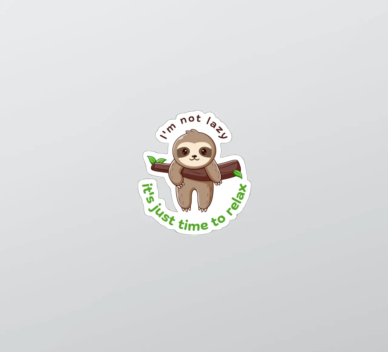 Im not lazy sticker by khoailang