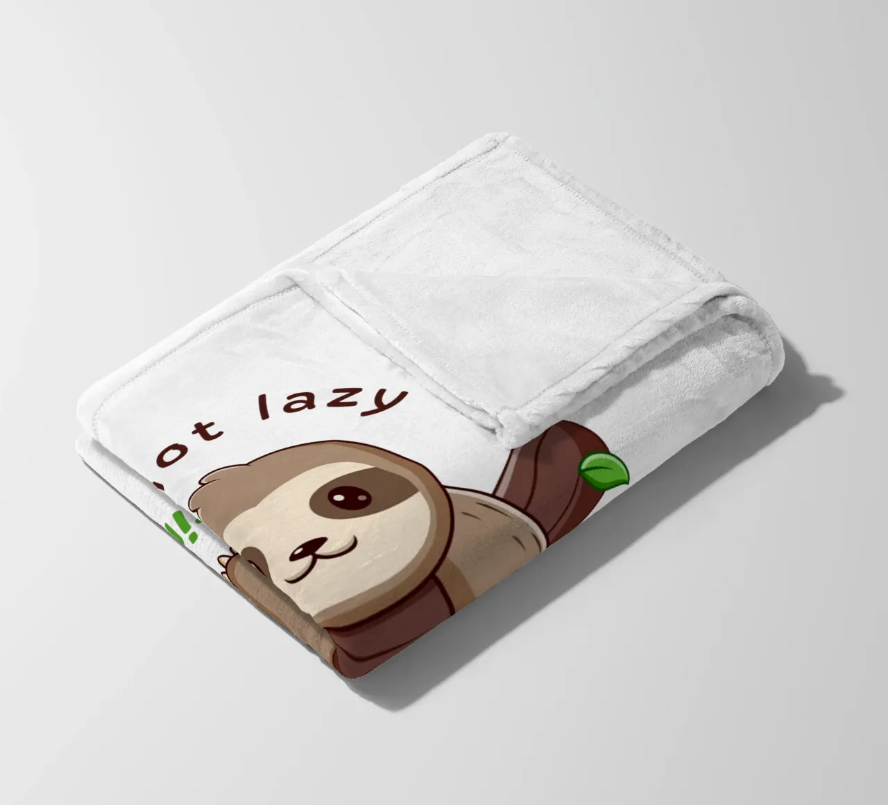 Im not lazy fleece blanket by khoailang
