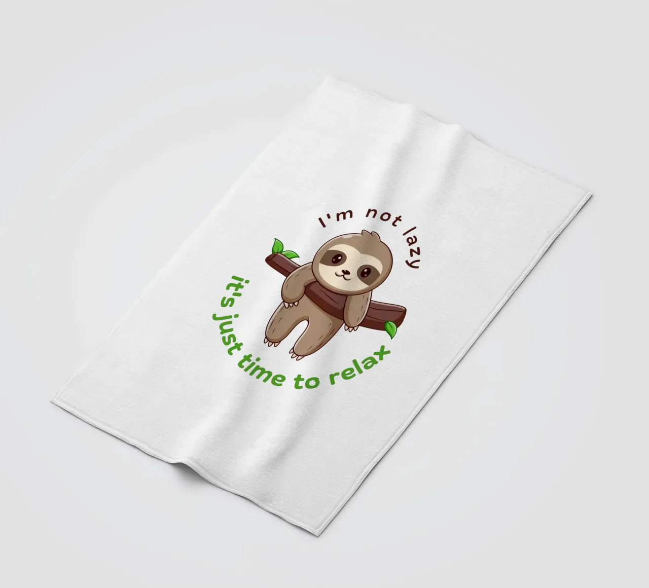 Im not lazy fleece blanket by khoailang