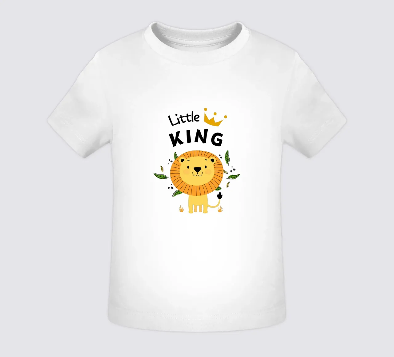 little king baby t-shirt by khoailang