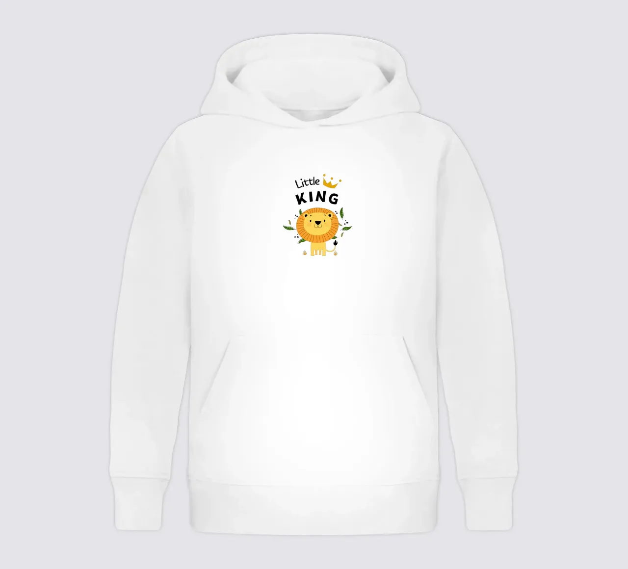 piccolo re felpa bambino con cappuccio da khoailang