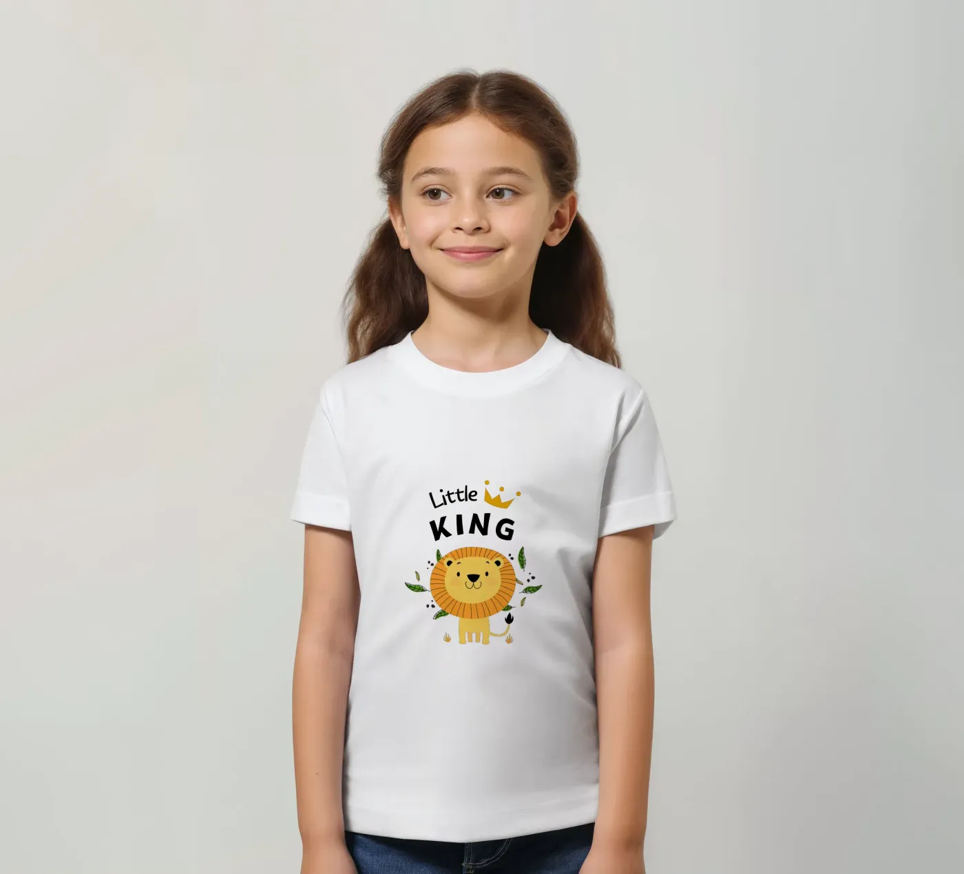 piccolo re t-shirt bambini da khoailang