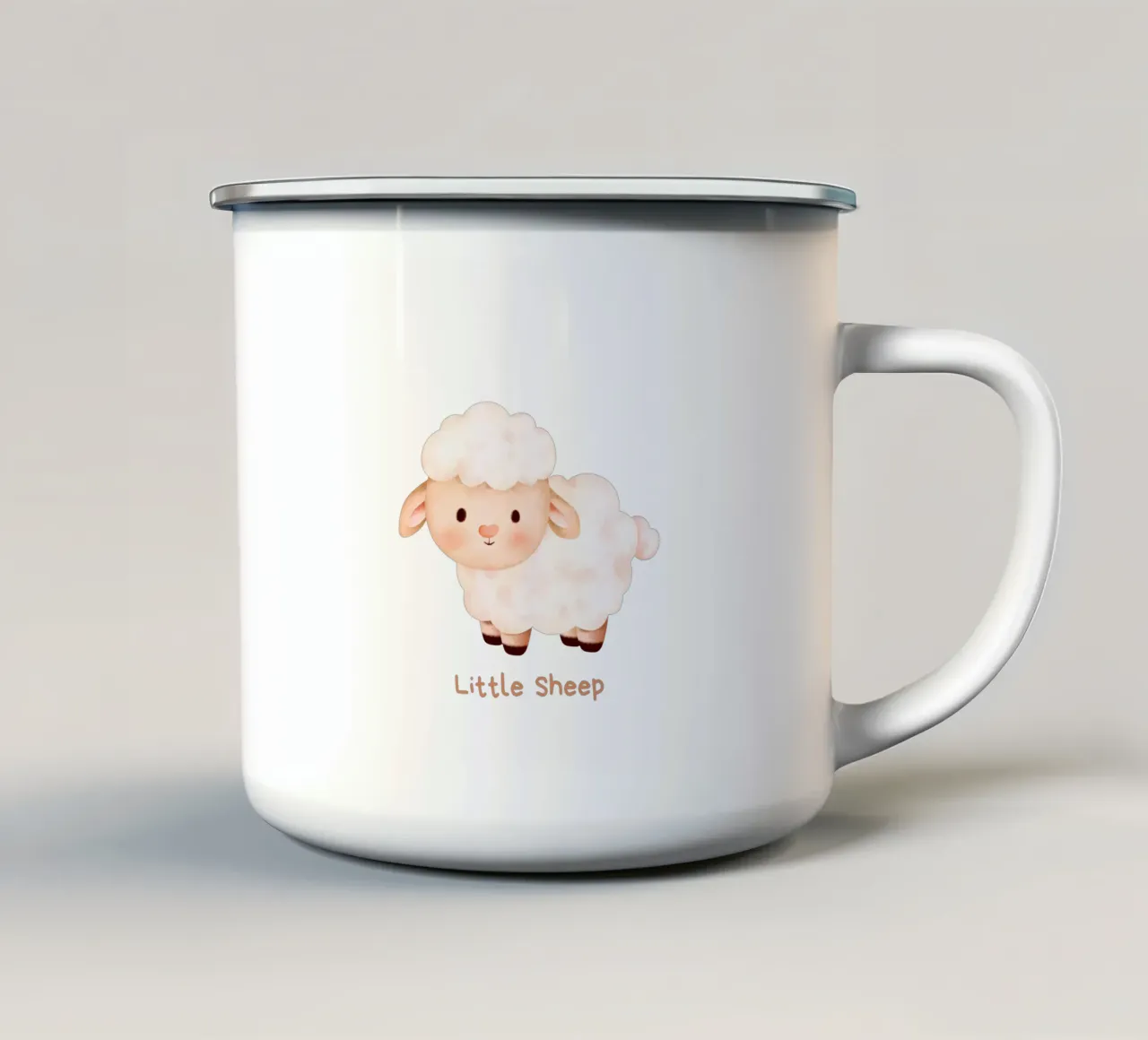 pecorella tazza in smalto da khoailang