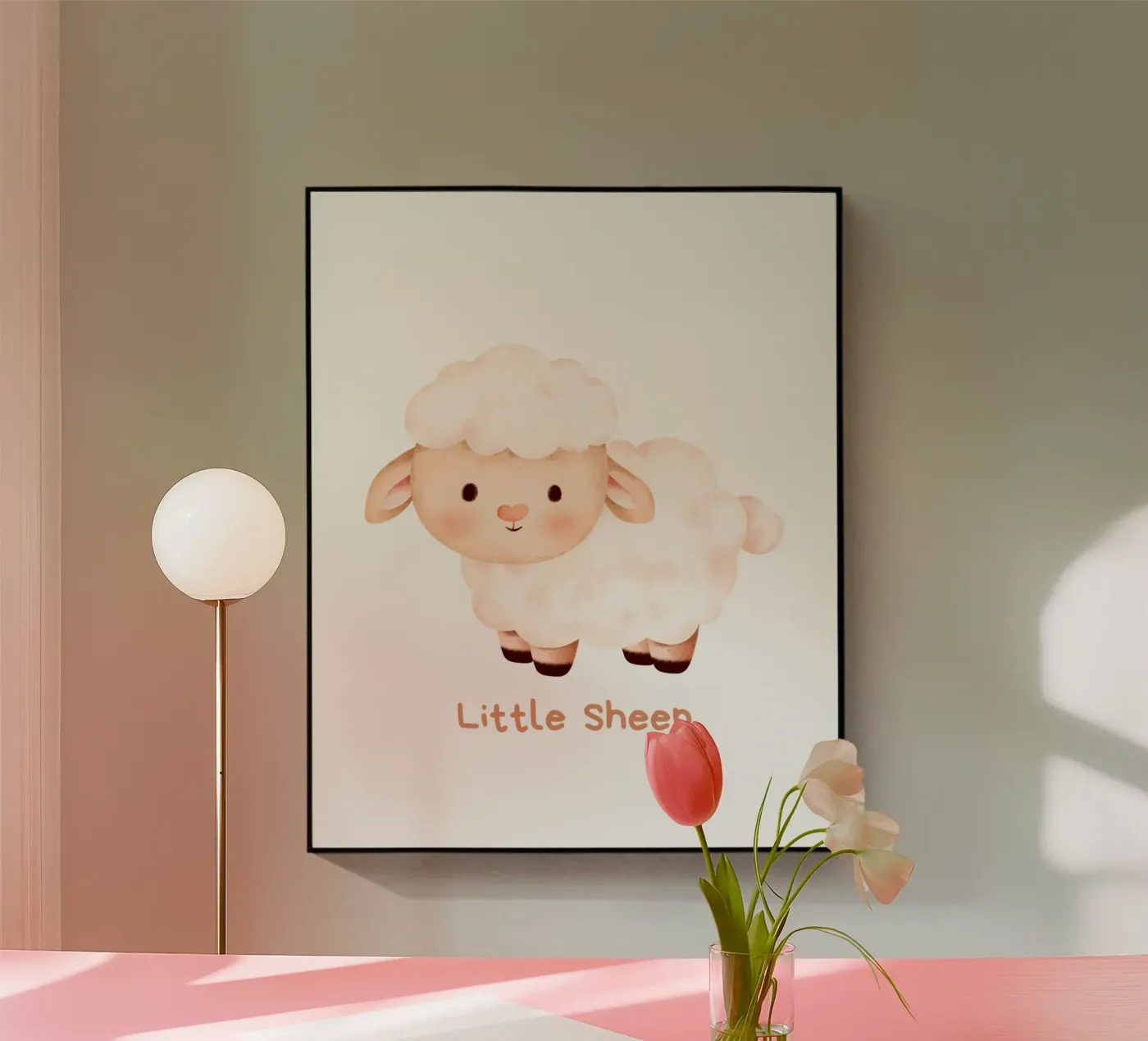 little sheep plexiglas de khoailang