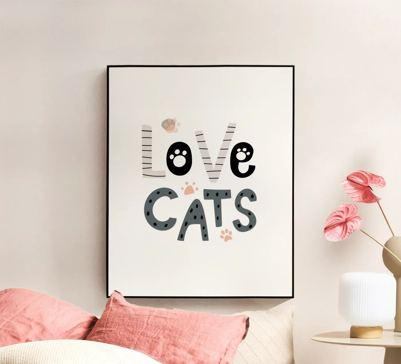 gatto d'amore plexiglass da khoailang