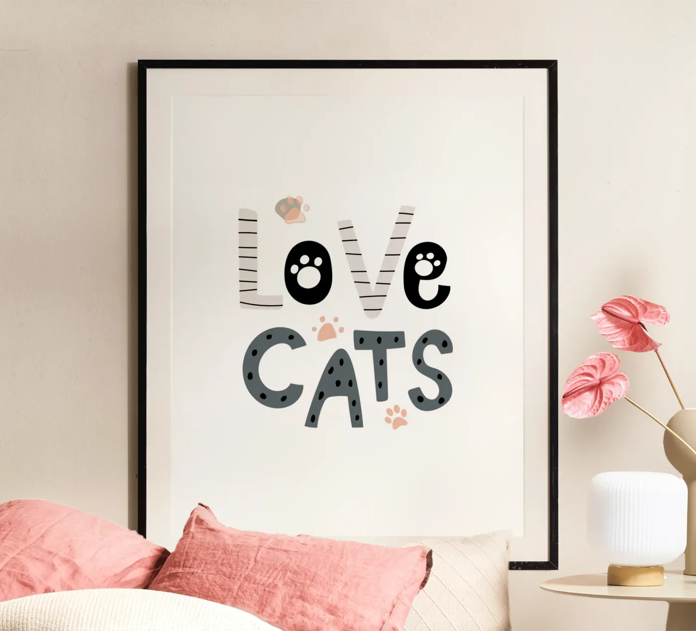 liefdes kat poster van khoailang
