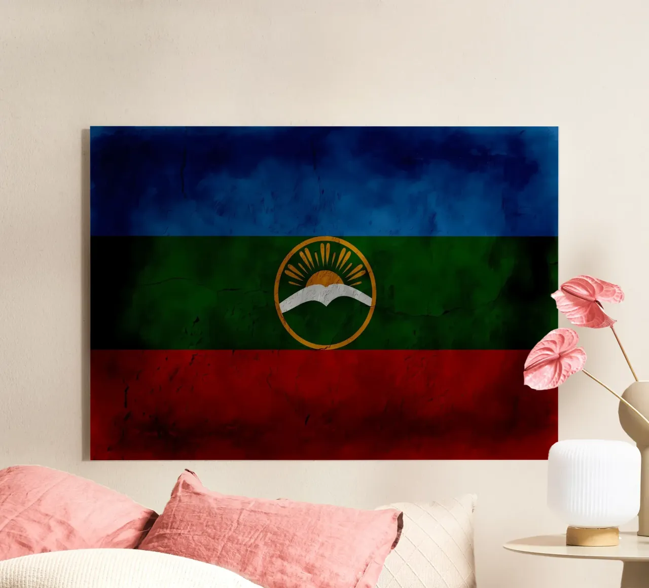 Karachay Cherkessia bandera de época metacrilato de Joshua A Holmes