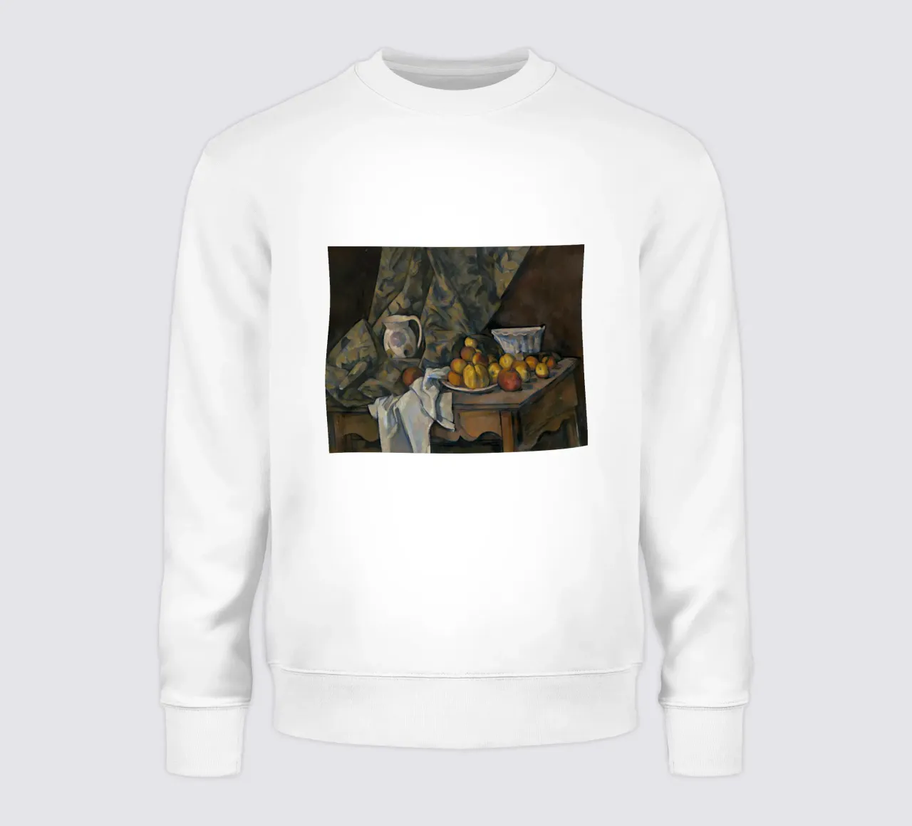 Paul Cézanne, Stilleven met appels en perziken sweatshirt van William Store