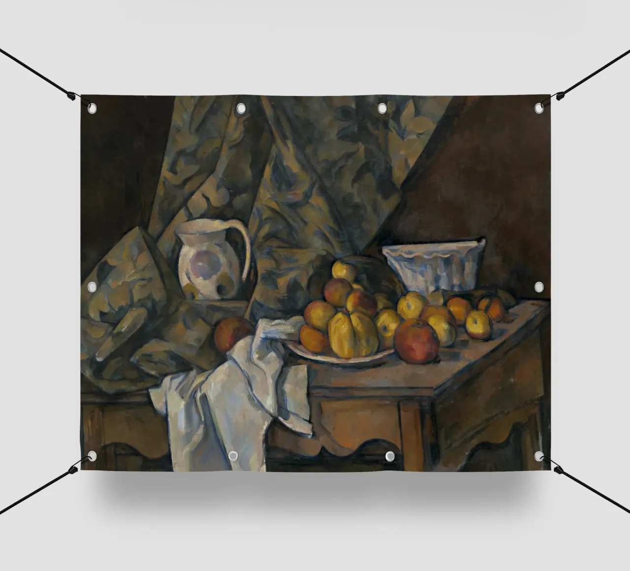 Paul Cézanne, Still Life with Apples and Peaches pvc cover by William Store