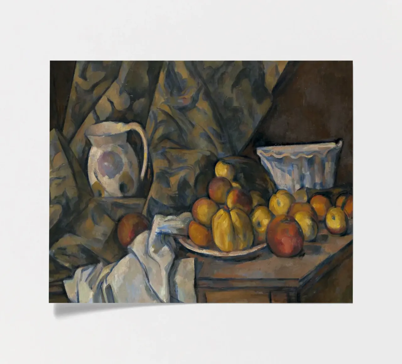 Paul Cézanne, Nature morte aux pommes et aux pêches planche autocollant de William Store