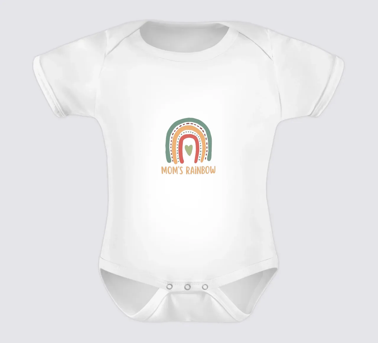 mamma arcobaleno body neonato maniche corte da khoailang
