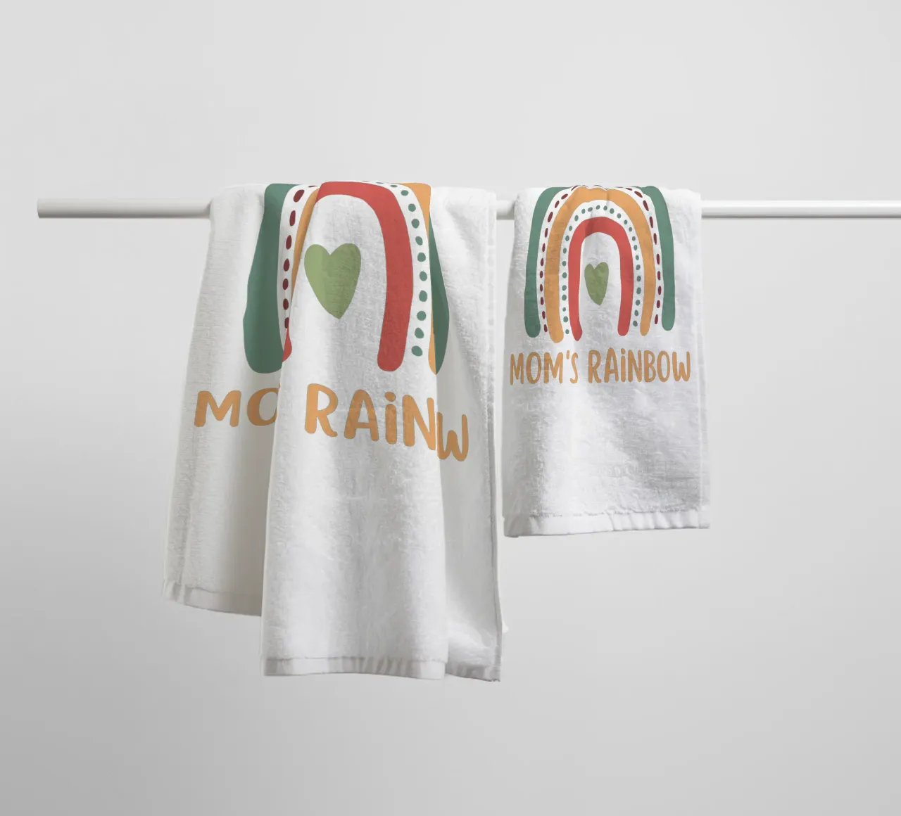 mamma arcobaleno asciugamano da bagno da khoailang