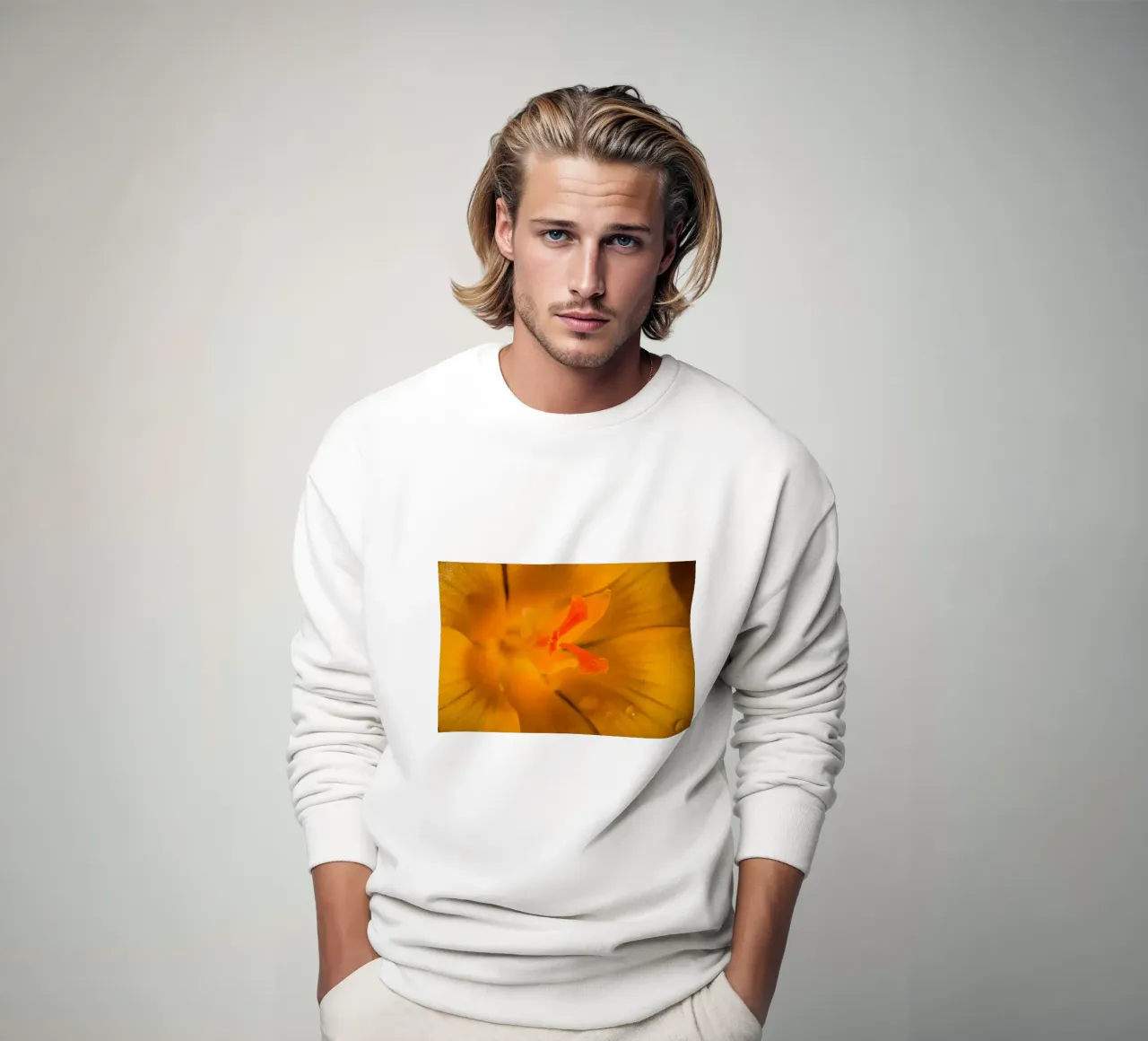Tige de fleur d'un crocus jaune sweat de Marcus Beckert | Fotografie