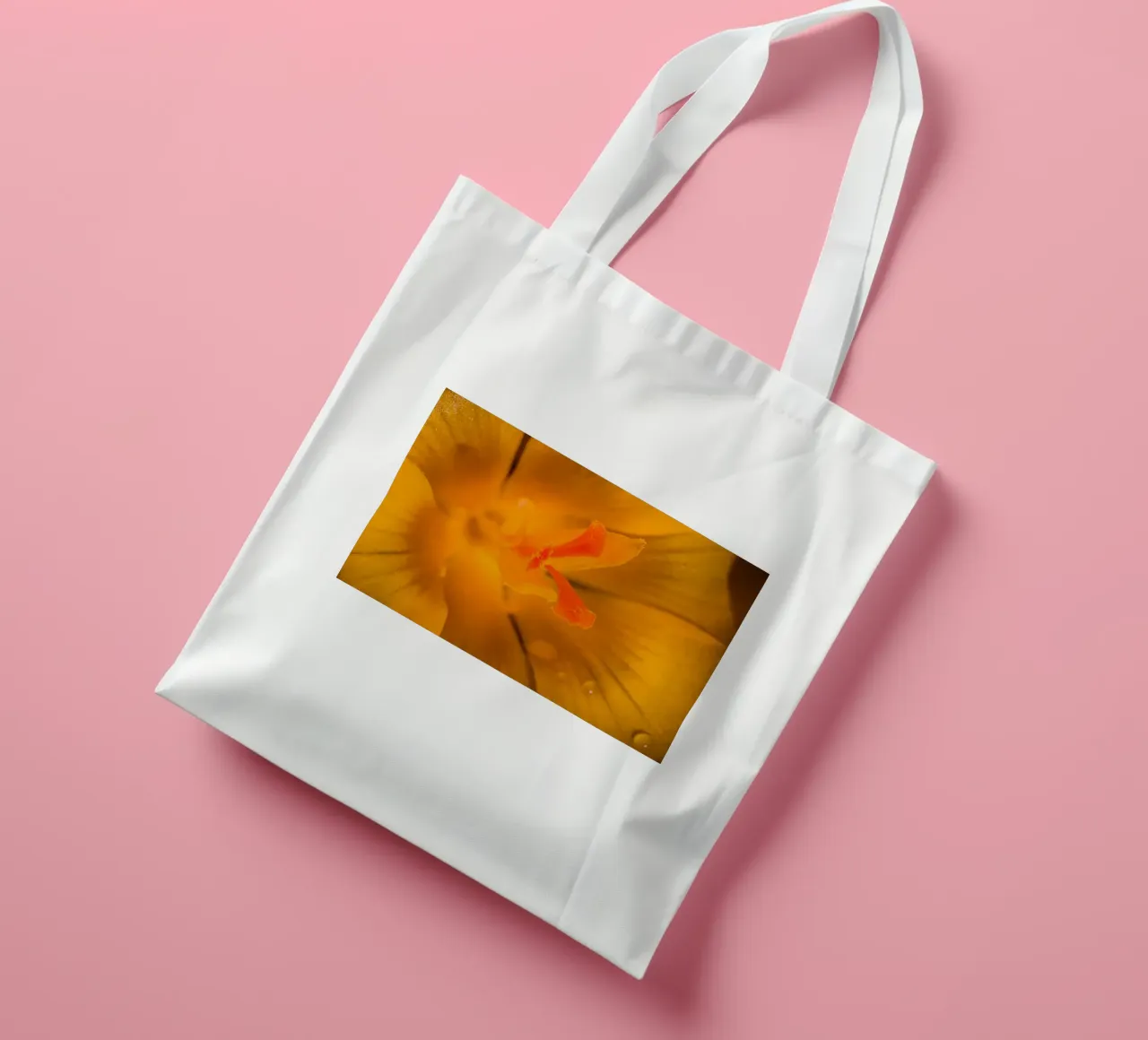 Steli dei fiori di un croco giallo borsa in juta da Marcus Beckert | Fotografie