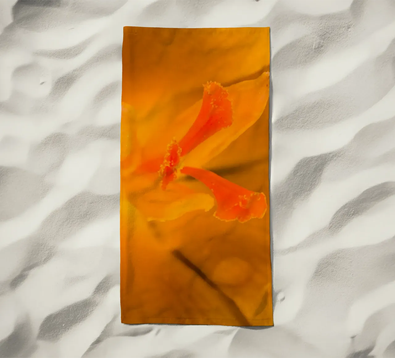 Steli dei fiori di un croco giallo telo mare da Marcus Beckert | Fotografie