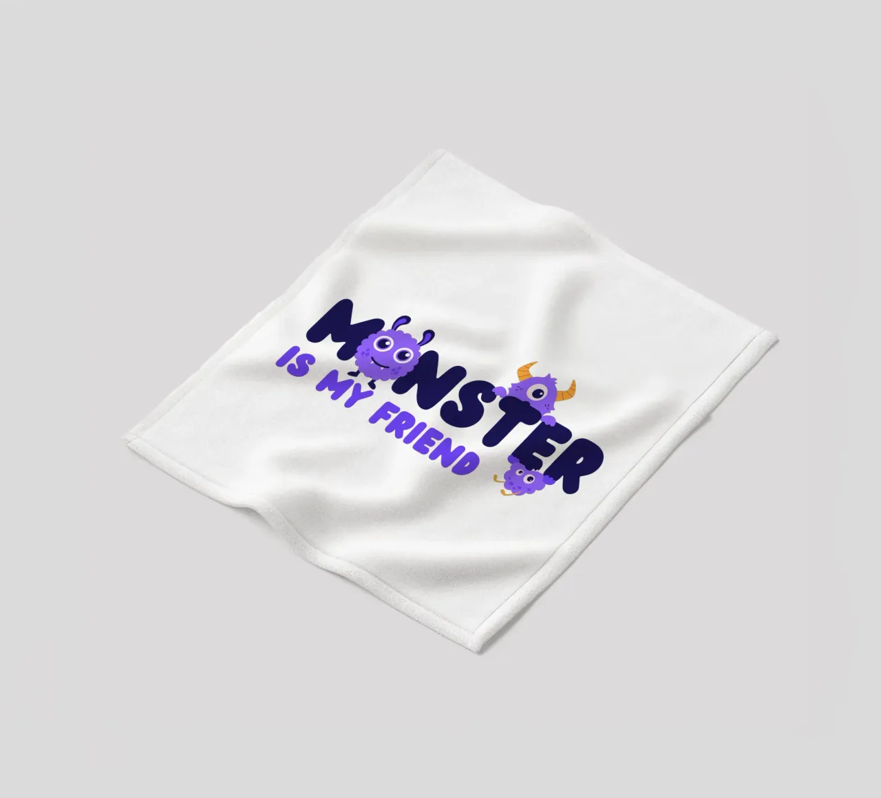monster is my friend fleece blanket by khoailang