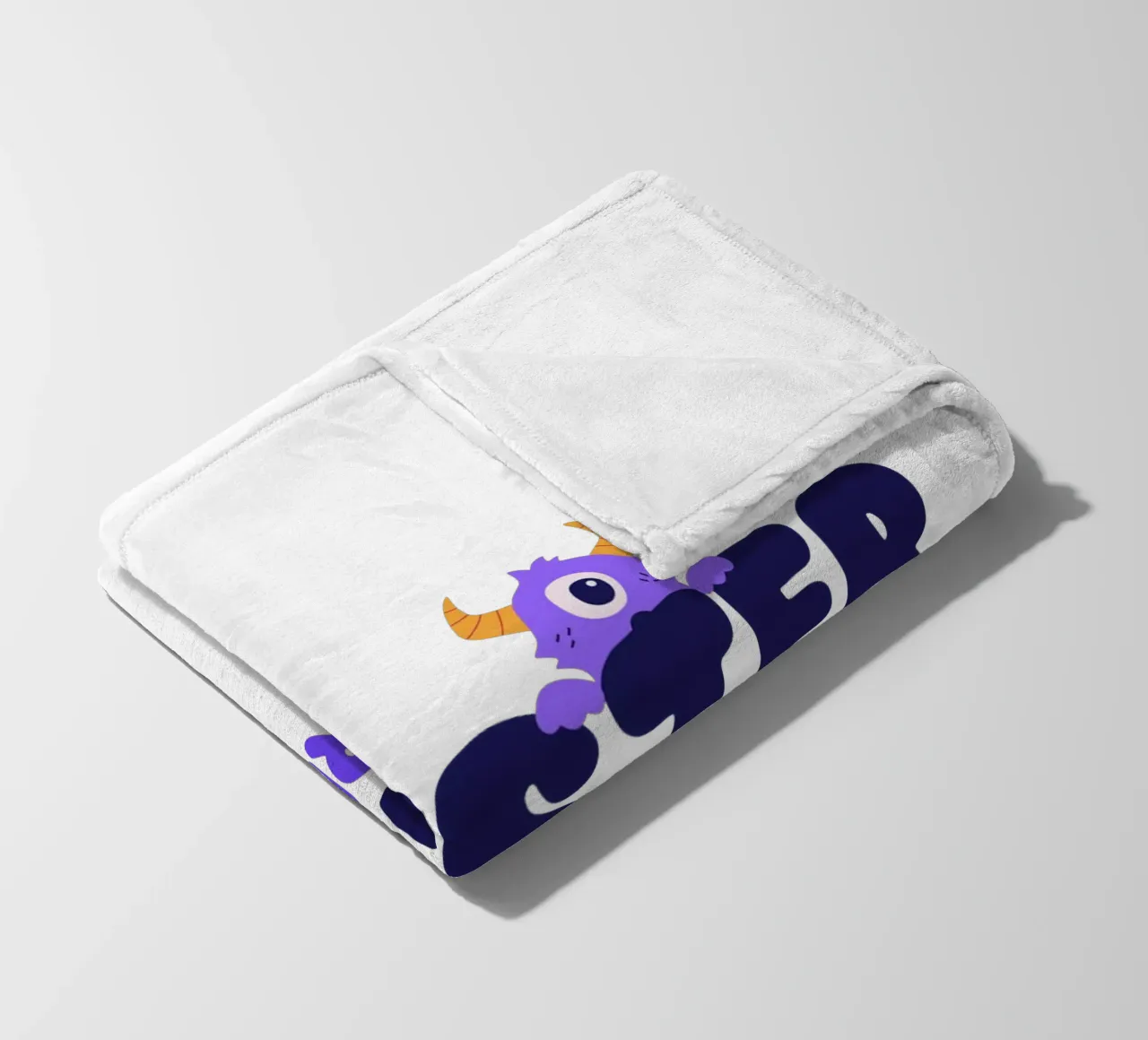 monster is my friend fleece blanket by khoailang