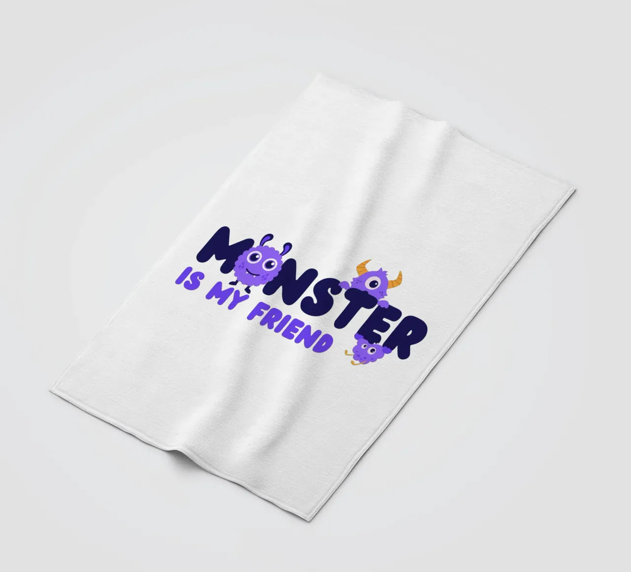 monster is my friend fleece blanket by khoailang