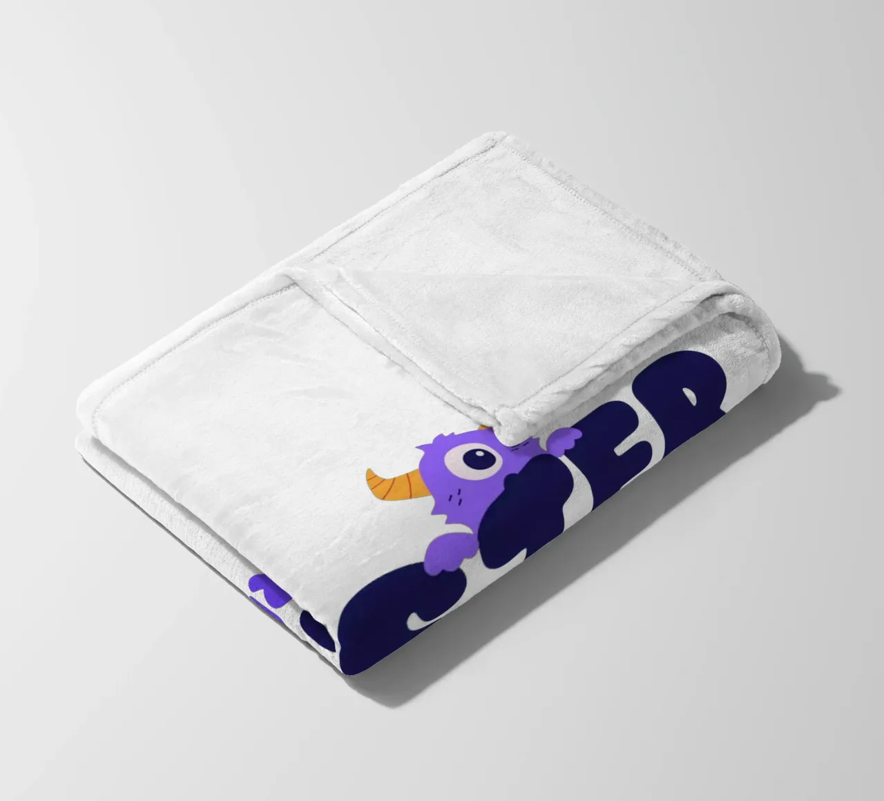 monster is my friend fleece blanket by khoailang