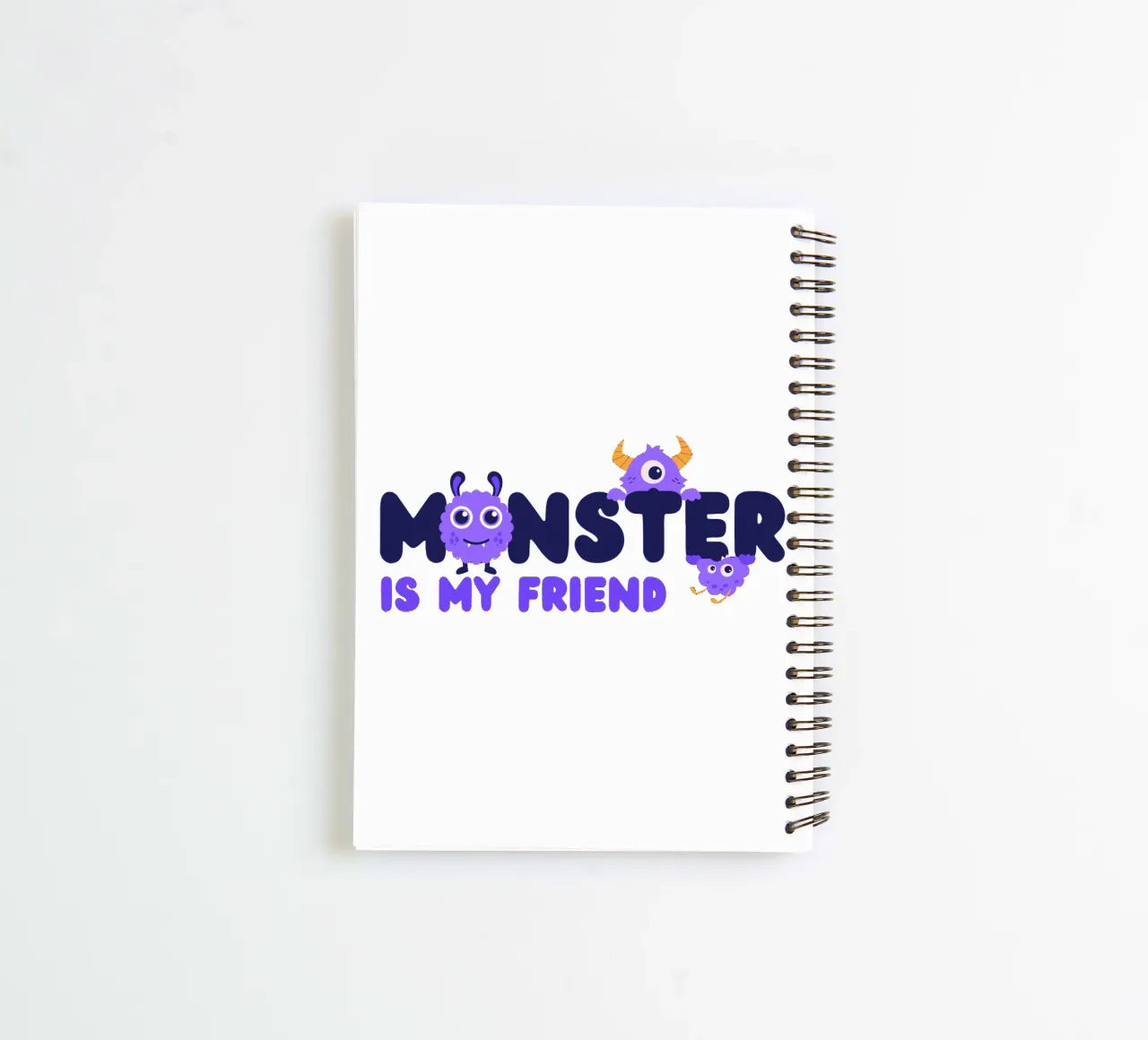 monster is my friend spiral notebook by khoailang