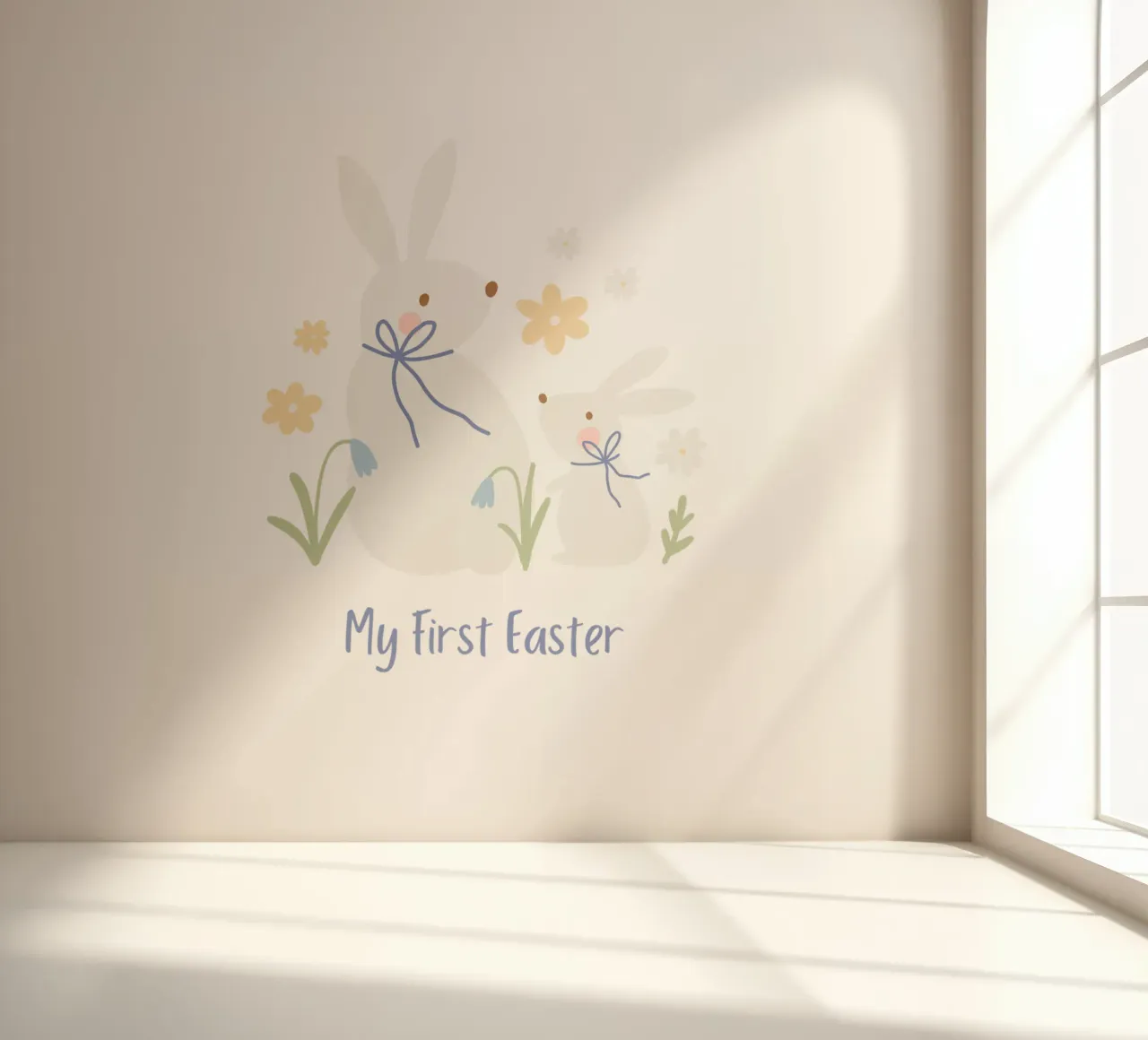 my first easter fotobehang van khoailang