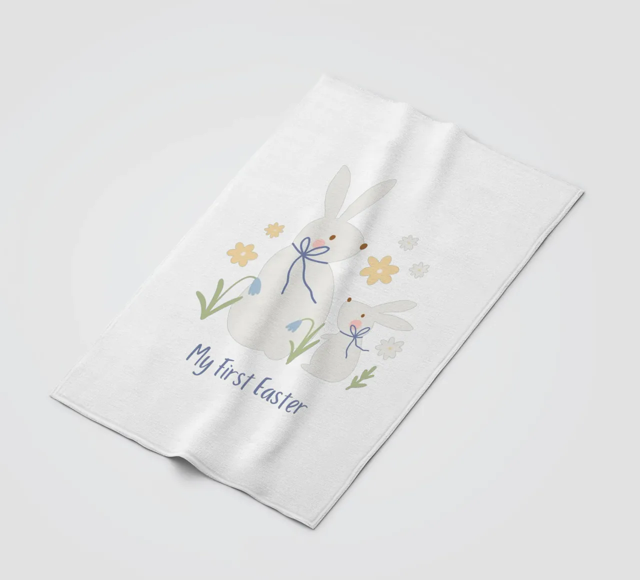 my first easter fleece blanket by khoailang