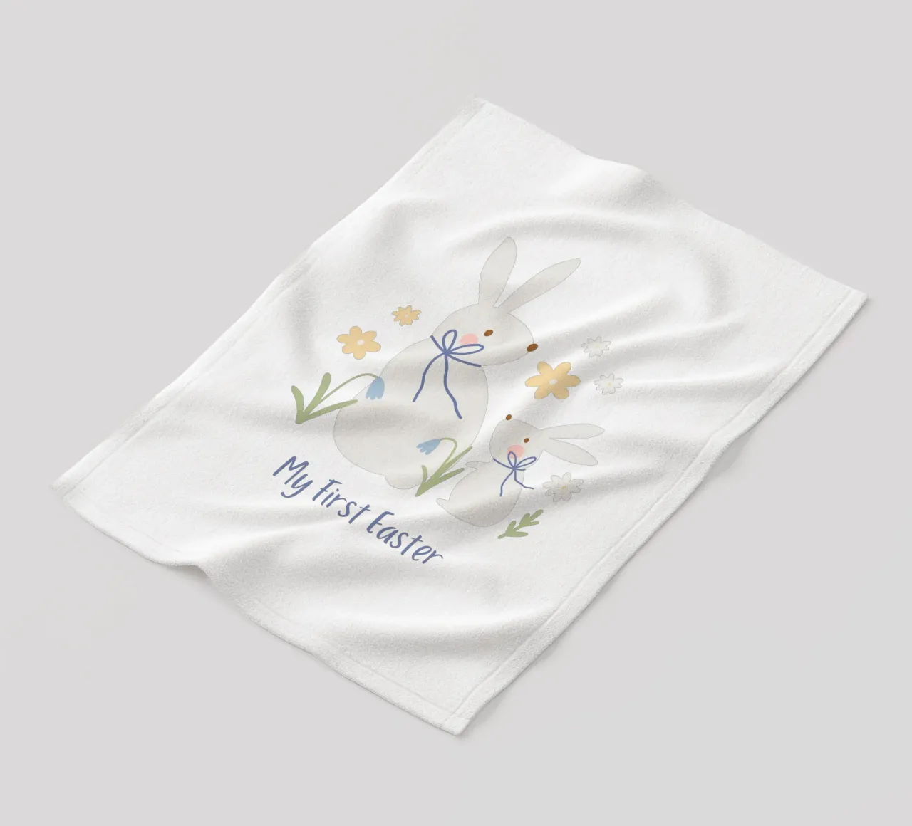 my first easter fleece blanket by khoailang