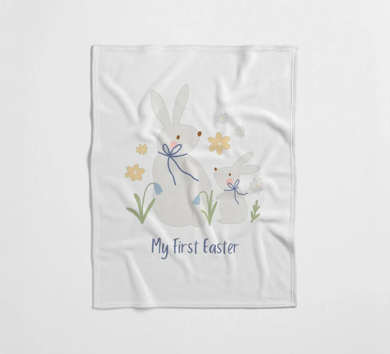 my first easter fleece blanket by khoailang