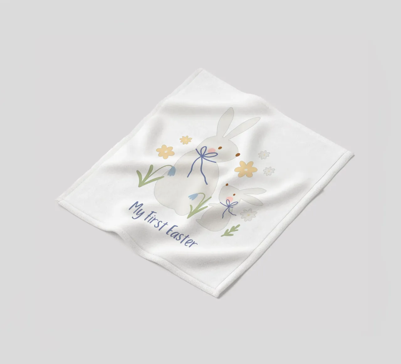 my first easter fleece blanket by khoailang