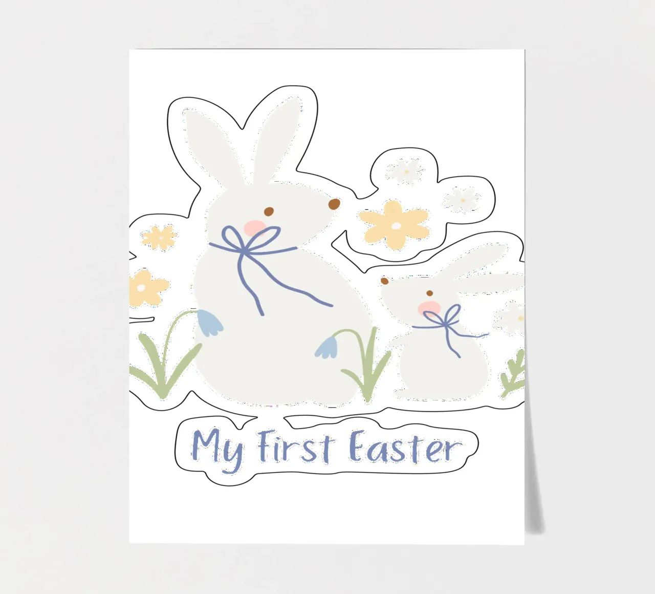 my first easter sticker sheet by khoailang