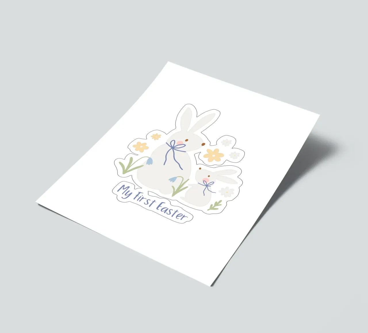 my first easter sticker sheet by khoailang