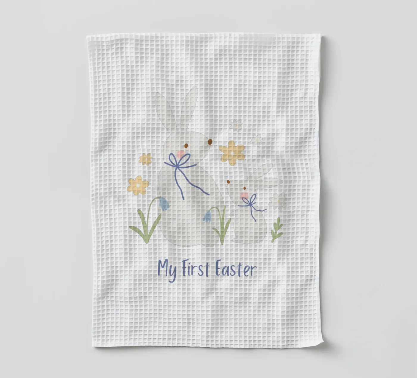 mijn eerste Pasen theedoek van khoailang