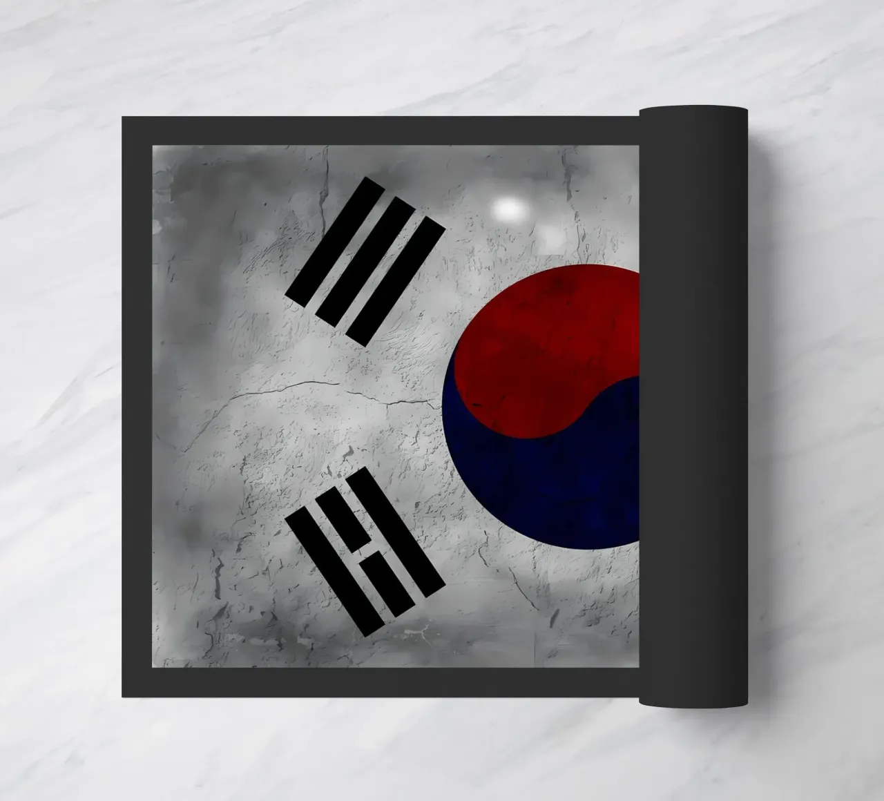 Corea del Sud bandiera d'epoca zerbino da Joshua A Holmes