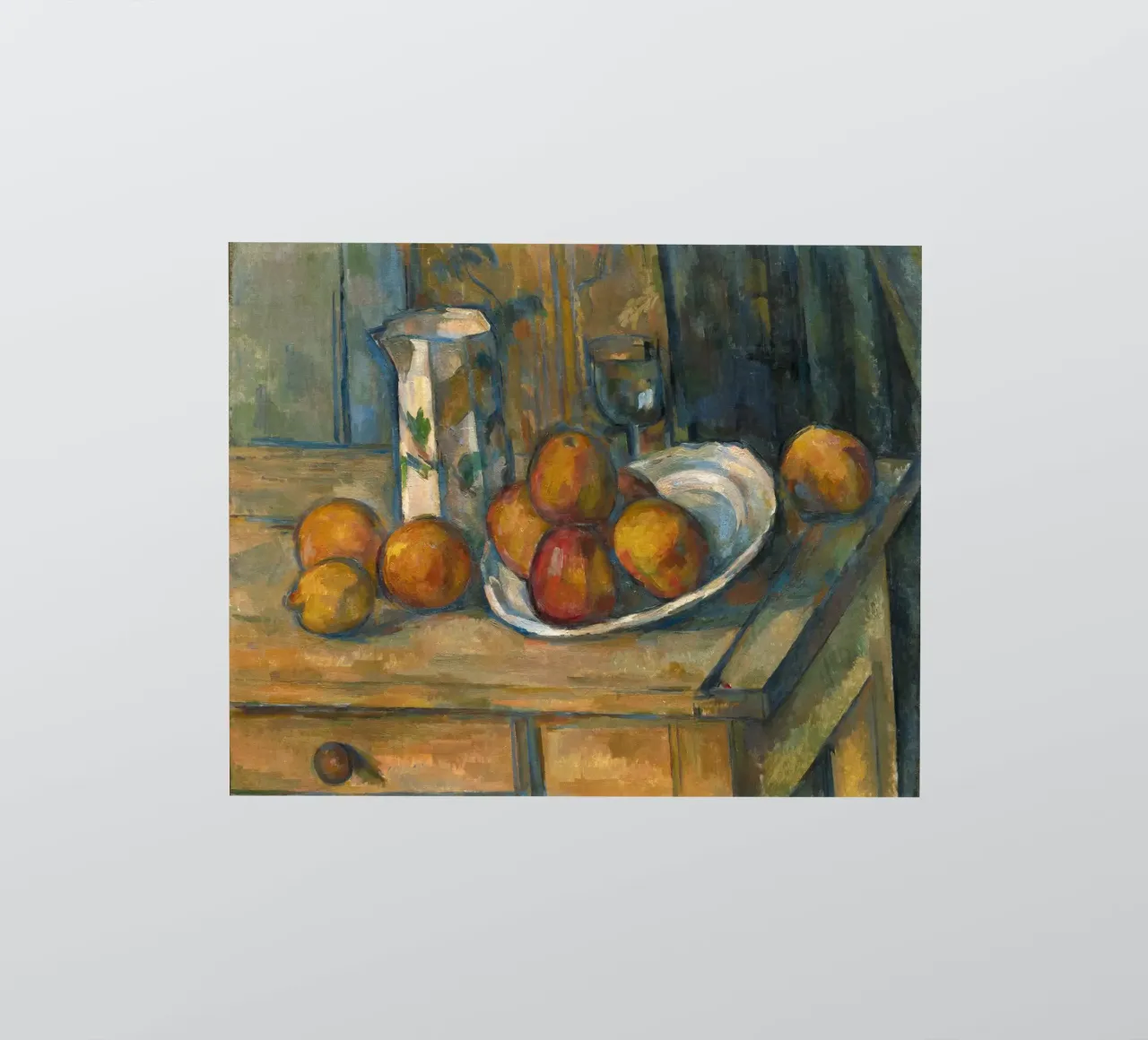 Paul Cézanne - Still Life with Milk Jug and Fruit sticker by William Store